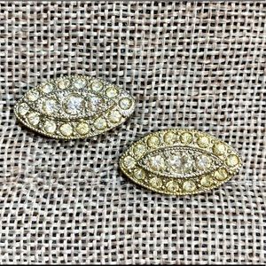 Vintage rhinestone pins.